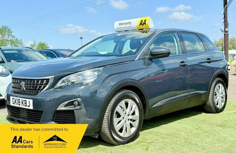 Peugeot 3008 1.6 Bluehdi Active Euro 6 Ss GK18KBJ Grey #4