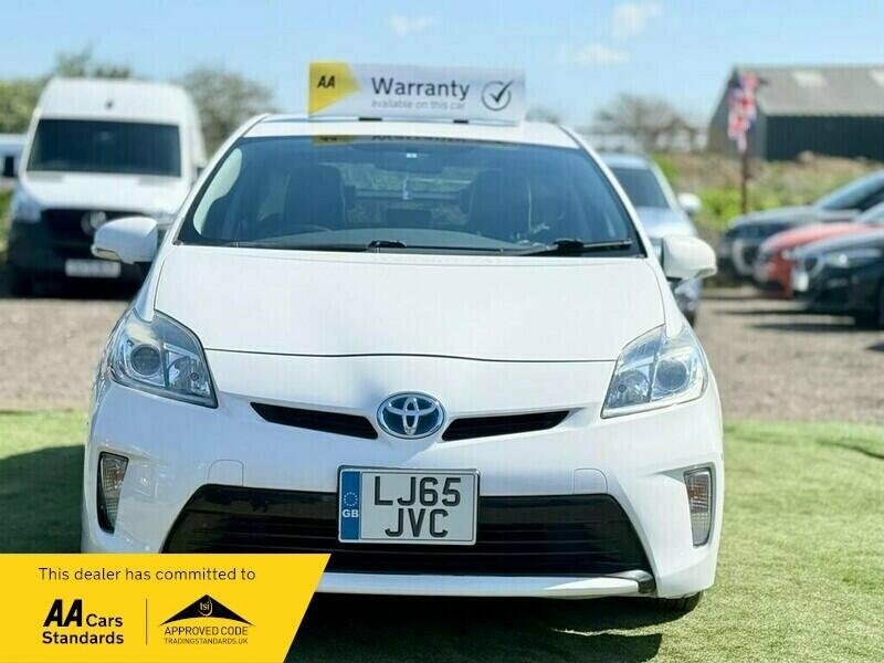 Toyota Prius 1.8 Vvt-h T Spirit Cvt Euro 5 Ss LJ65JVC White #3