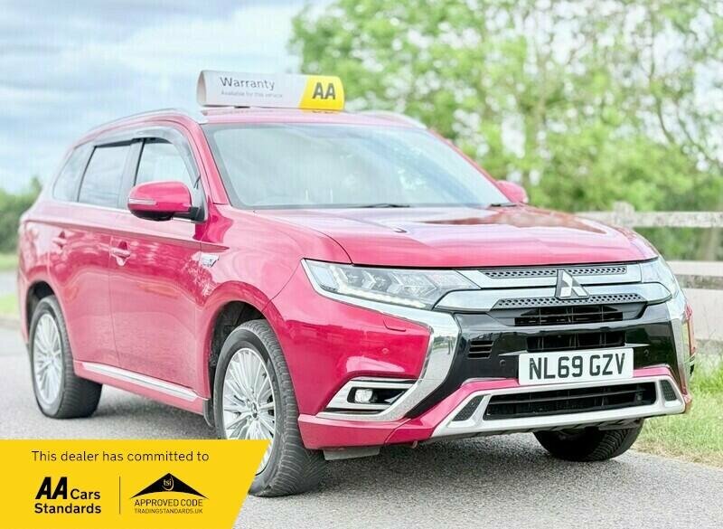Mitsubishi Outlander 2.4H Twinmotor 13.8Kwh Exceed Cvt 4Wd Euro 6 Ss Red #2
