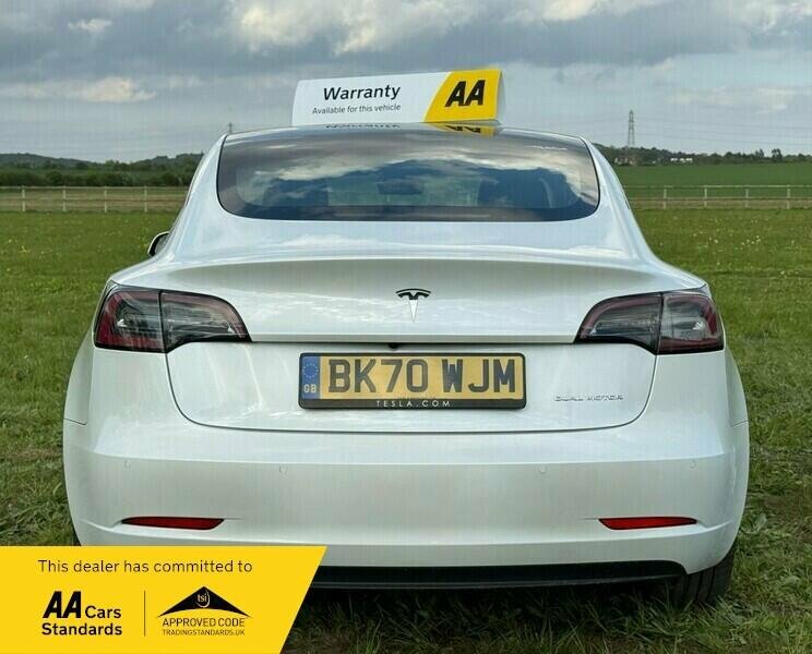 Tesla Model 3 Dual Motor Long Range 4Wde BK70WJM White #5