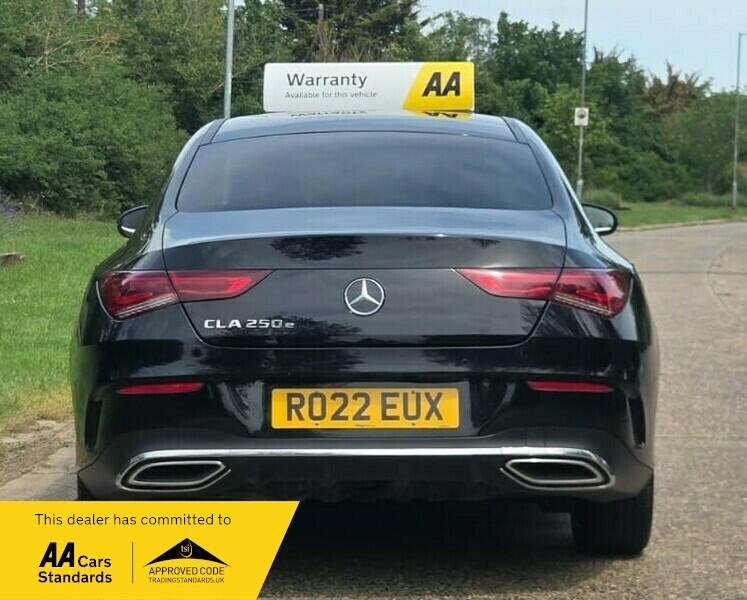 Mercedes-Benz CLA Class 1.3 Cla250e 15.6Kwh Amg Line Premium Coupe 8G-dc RO22EUX Black #6