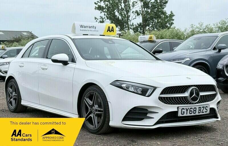 Mercedes-Benz A Class 1.3 A200 Amg Line 7G-dct Euro 6 Ss GY68BZS White #2