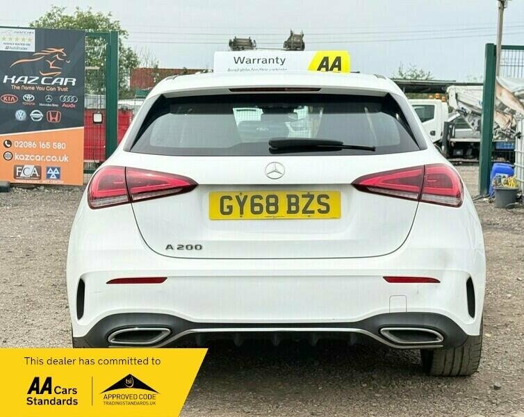Mercedes-Benz A Class 1.3 A200 Amg Line 7G-dct Euro 6 Ss GY68BZS White #6