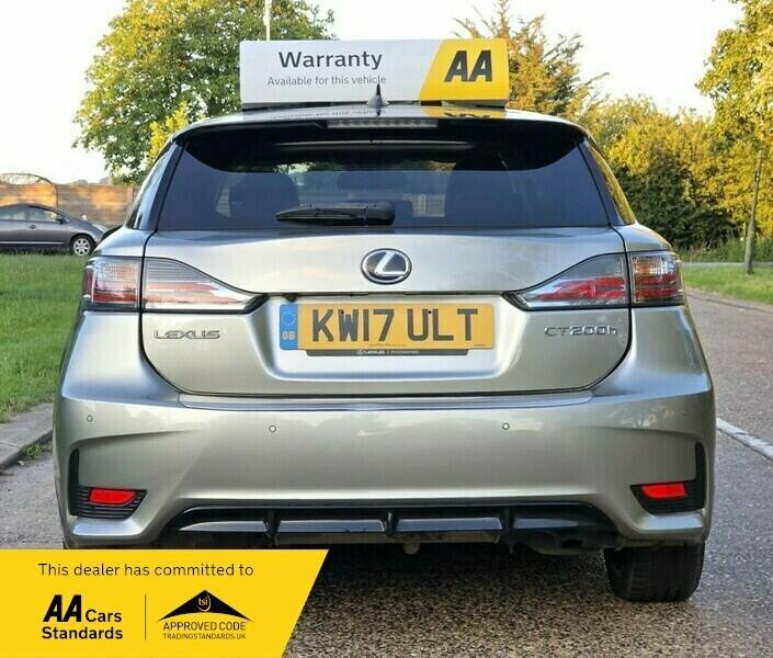 Lexus CT 1.8 200H Sport Cvt Euro 6 Ss Grey #5