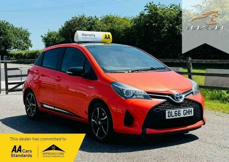 Toyota Yaris 1.5 Vvt-h Orange Edition Hatchback Hybr DL66GHH Orange