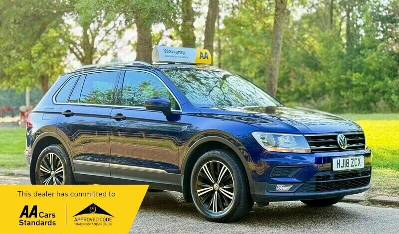 Volkswagen Tiguan 2.0 Tdi Se Navigation Dsg 4Motion Euro 6 Ss HJ18ZCX Blue #2