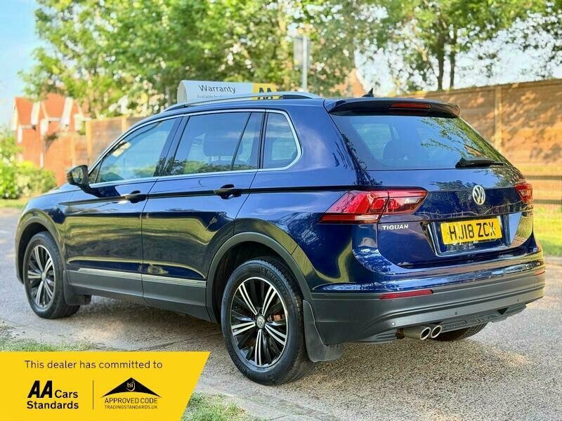 Volkswagen Tiguan 2.0 Tdi Se Navigation Dsg 4Motion Euro 6 Ss HJ18ZCX Blue #5