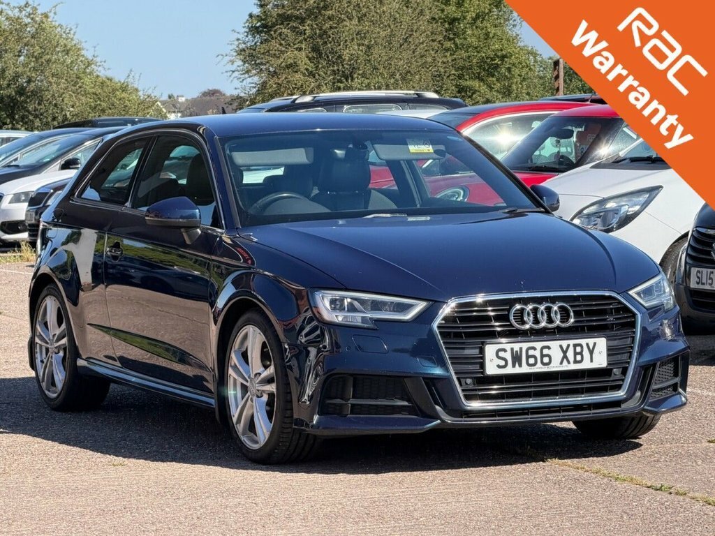 Audi A3 1.4L S Line SW66XBY Blue