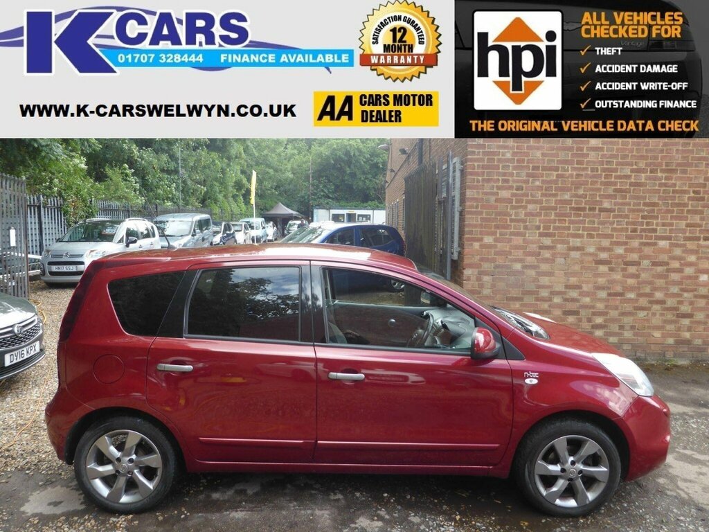 Nissan Note 1.6 16V N-tec Euro 5 Red