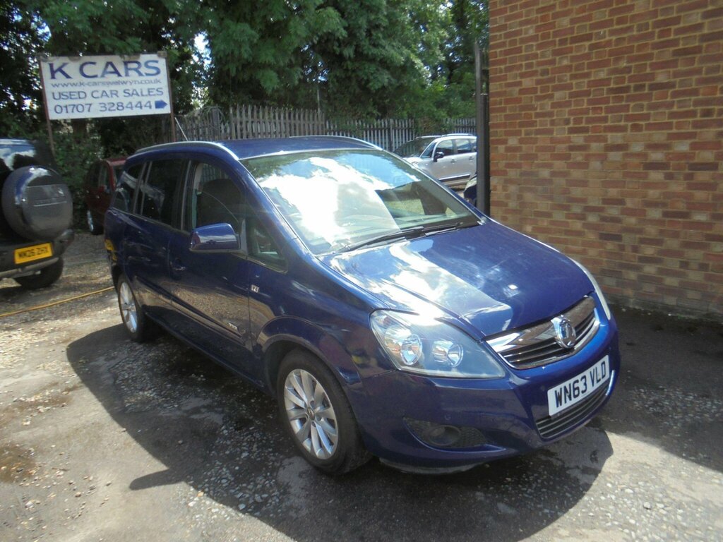 Vauxhall Zafira 1.6 16V Design Mpv Euro 5 115 P Blue #2