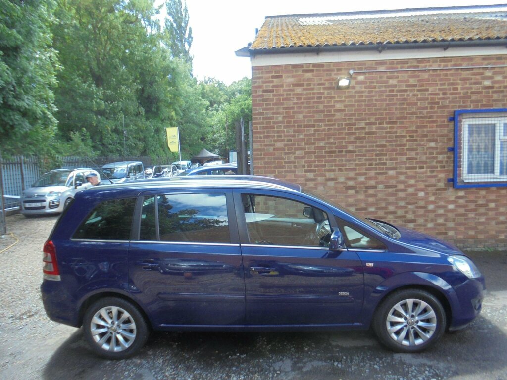 Vauxhall Zafira 1.6 16V Design Mpv Euro 5 115 P Blue #3