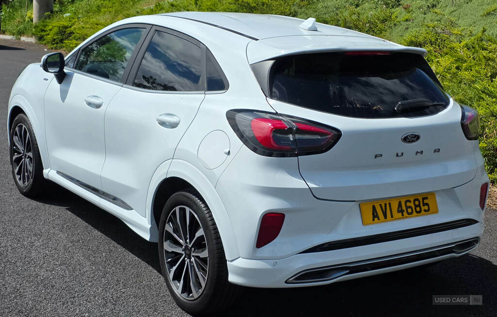 Ford Puma 1.0 Ecoboost Hybrid Mhev 155 St-line Vignale AVI4685 White #5
