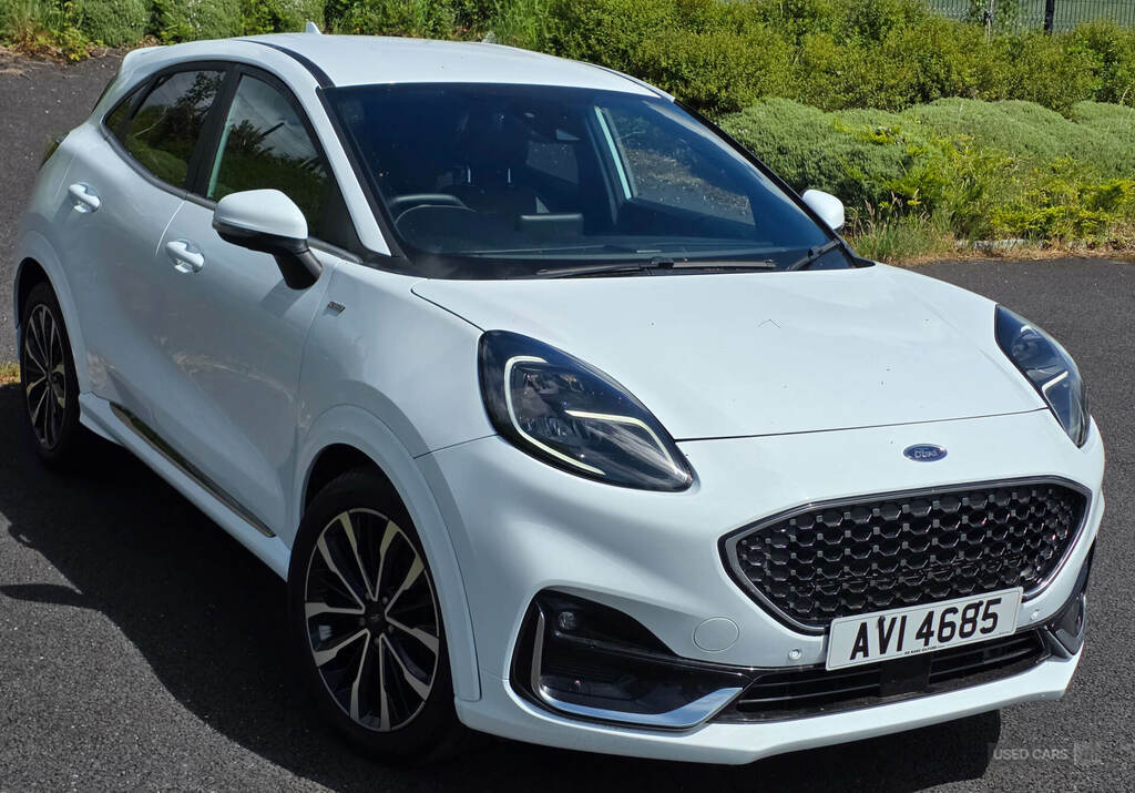 Ford Puma 1.0 Ecoboost Hybrid Mhev 155 St-line Vignale AVI4685 White #3