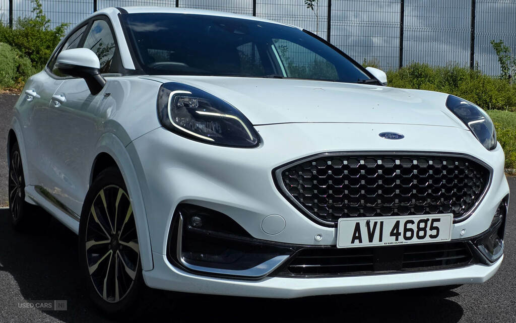 Ford Puma 1.0 Ecoboost Hybrid Mhev 155 St-line Vignale AVI4685 White #4