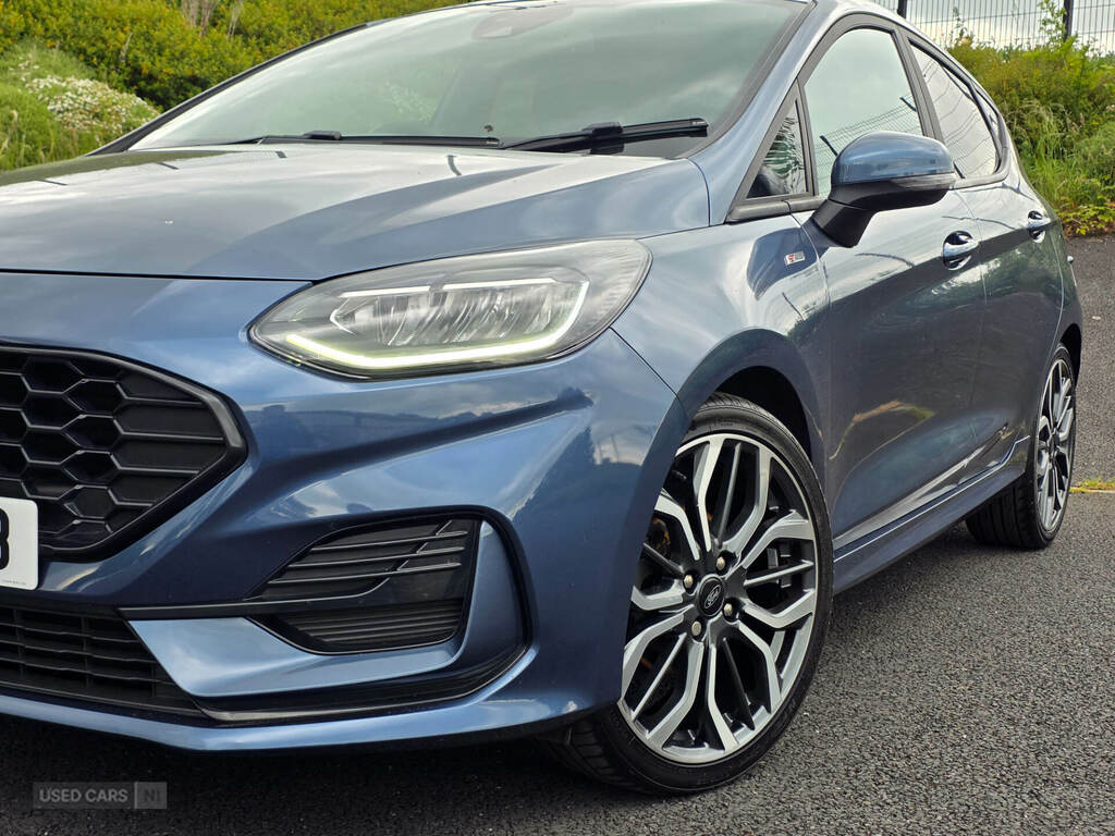 Ford Fiesta 1.0 Ecoboost St-line X URZ5833 Blue #2