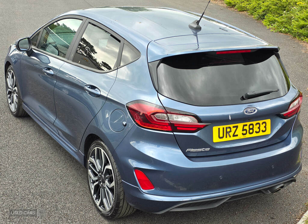 Ford Fiesta 1.0 Ecoboost St-line X URZ5833 Blue #5