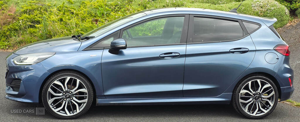 Ford Fiesta 1.0 Ecoboost St-line X URZ5833 Blue #6