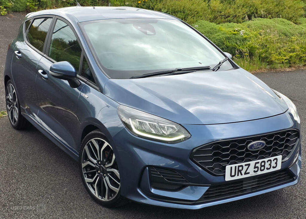 Ford Fiesta 1.0 Ecoboost St-line X URZ5833 Blue #3