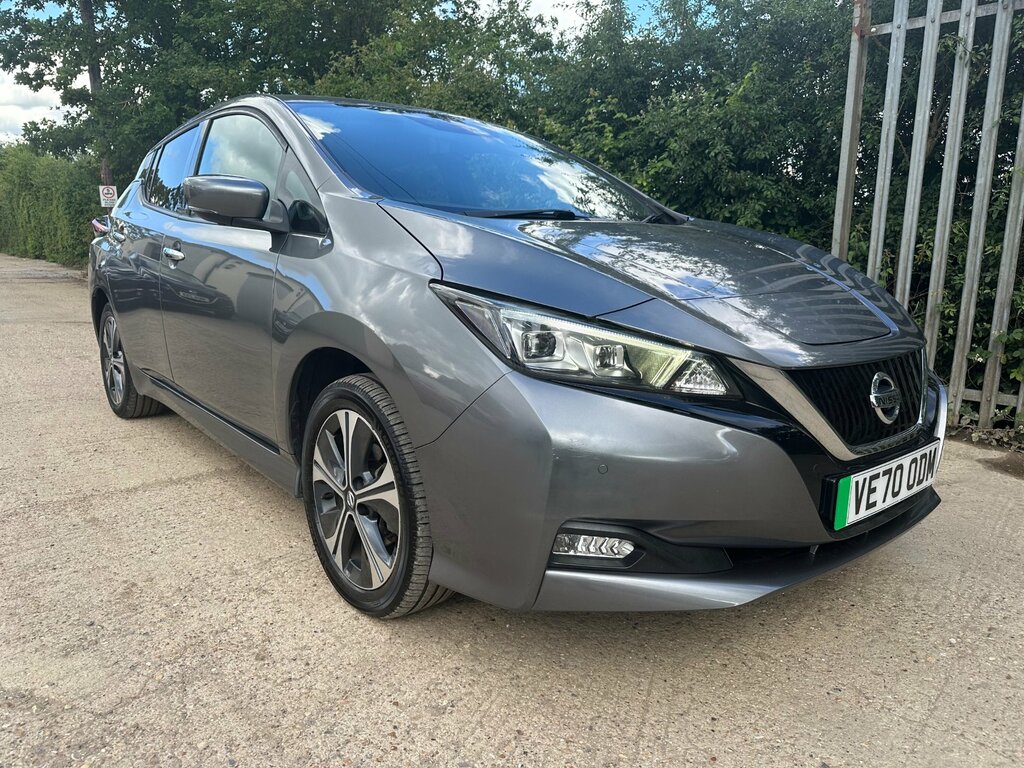 Nissan Leaf 62Kwh E Tekna Hatchback 217 Ps Grey