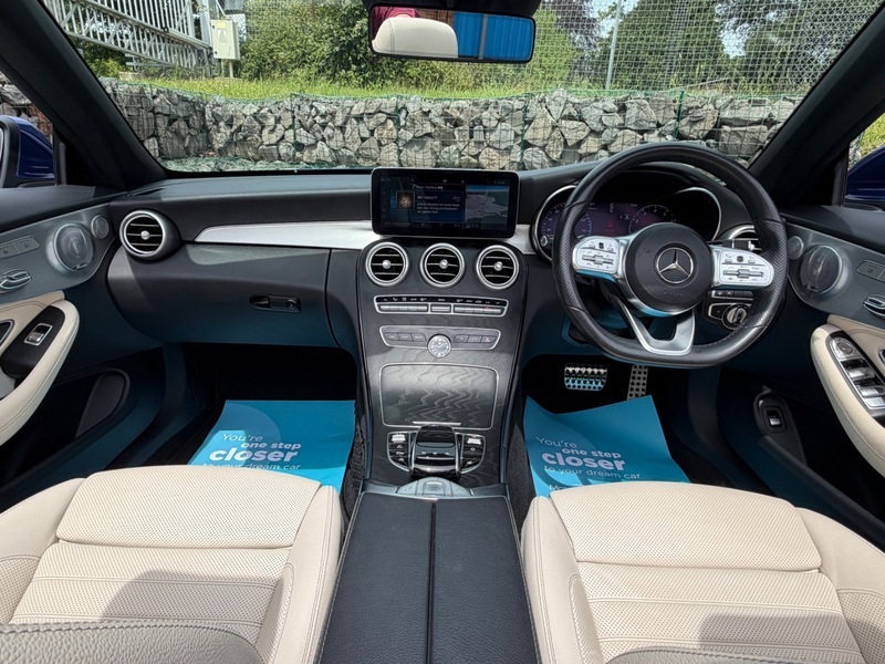 Mercedes-Benz C Class 2.0 C300 Amg Line Blue #5