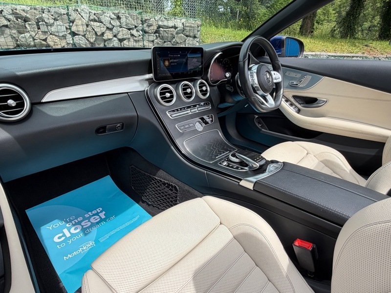 Mercedes-Benz C Class 2.0 C300 Amg Line Blue #3