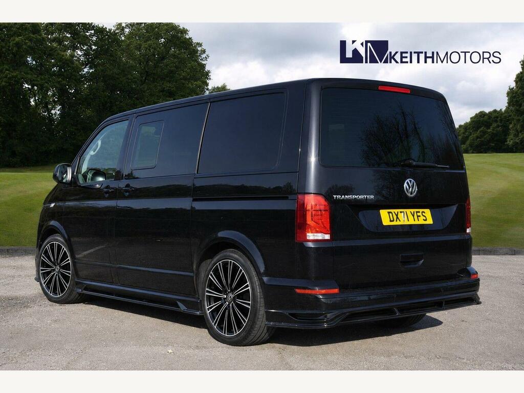 Volkswagen Transporter 2.0 Tdi T32 Highline Kombi Double Cab M Black #3