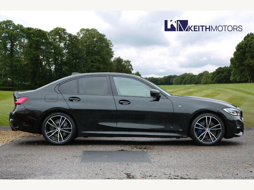 BMW 3 Series 2.0 320D Mht M Sport Saloon Hybrid Black #4
