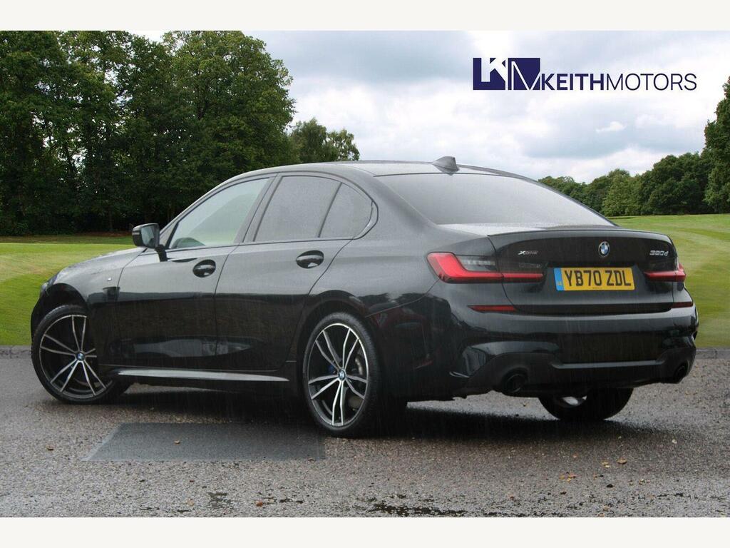 BMW 3 Series 2.0 320D Mht M Sport Saloon Hybrid Black #2