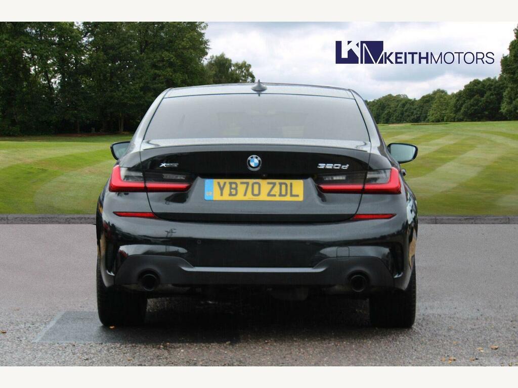 BMW 3 Series 2.0 320D Mht M Sport Saloon Hybrid Black #3