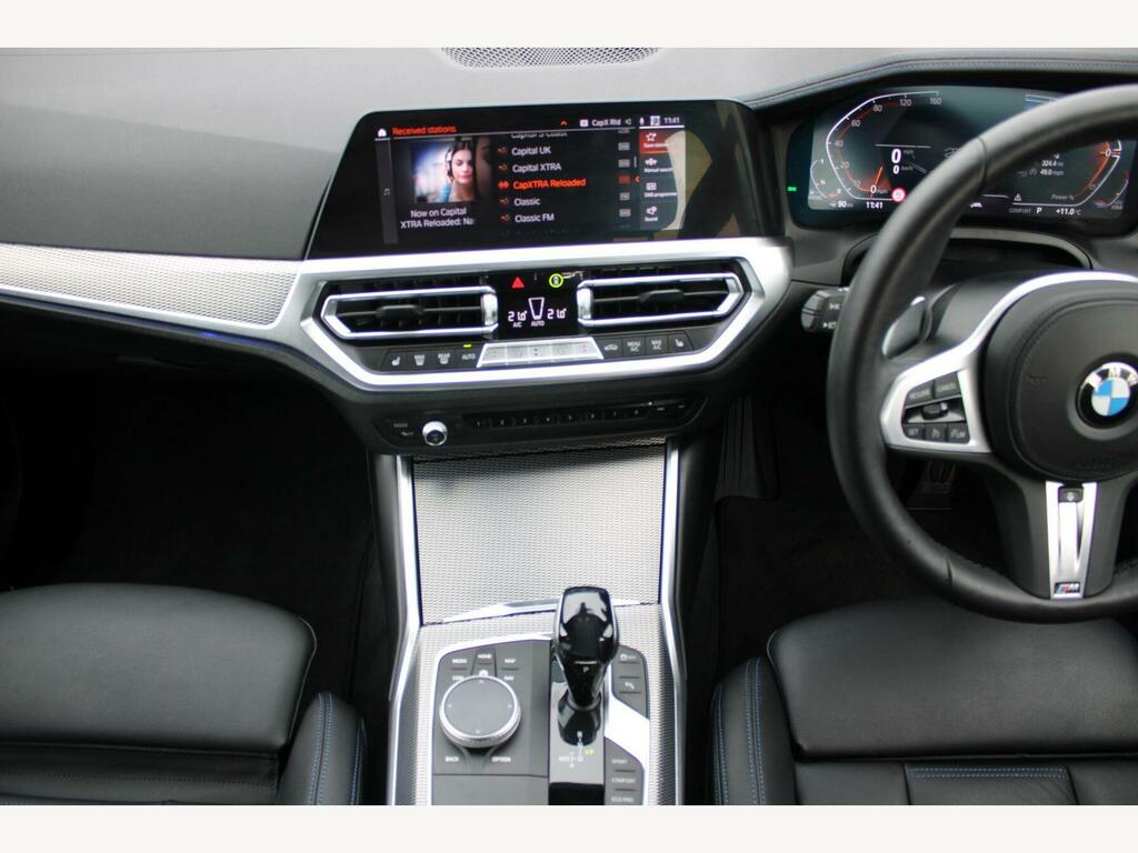 BMW 3 Series 2.0 320D Mht M Sport Saloon Hybrid Black #6