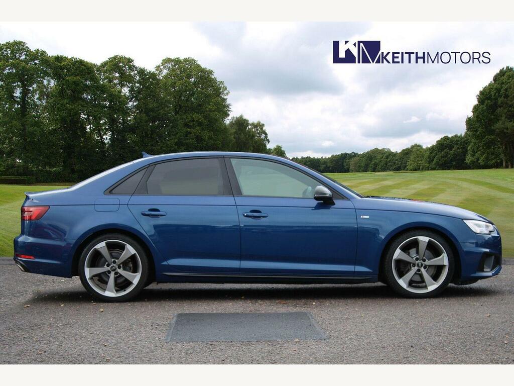 Audi A4 2.0 Tfsi 35 Black Edition Saloon S Tron Blue #4