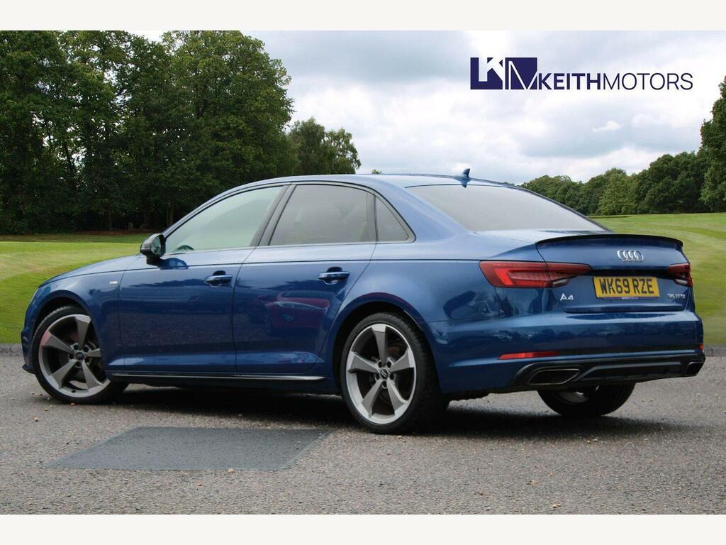 Audi A4 2.0 Tfsi 35 Black Edition Saloon S Tron Blue #2