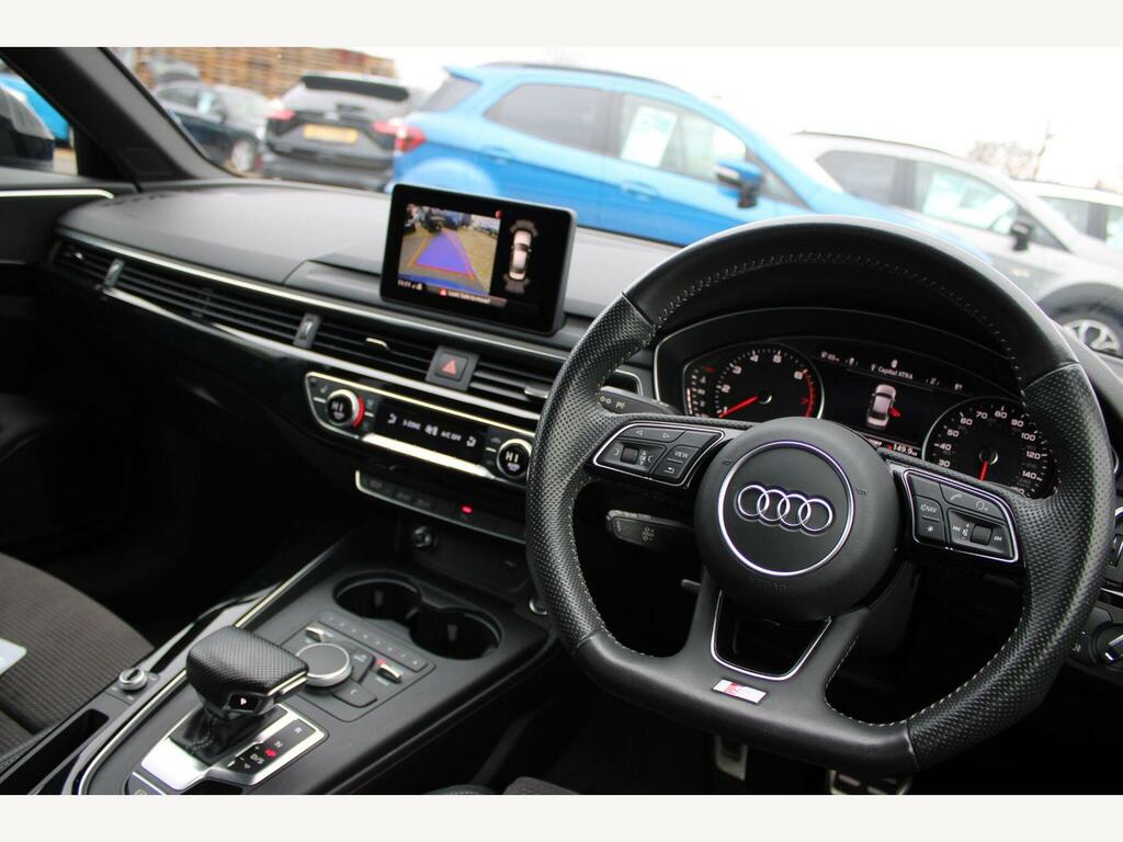 Audi A4 2.0 Tfsi 35 Black Edition Saloon S Tron Blue #5