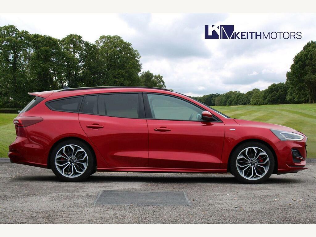 Ford Focus 1.0T Ecoboost Mhev St-line X Estate Hyb Red #4