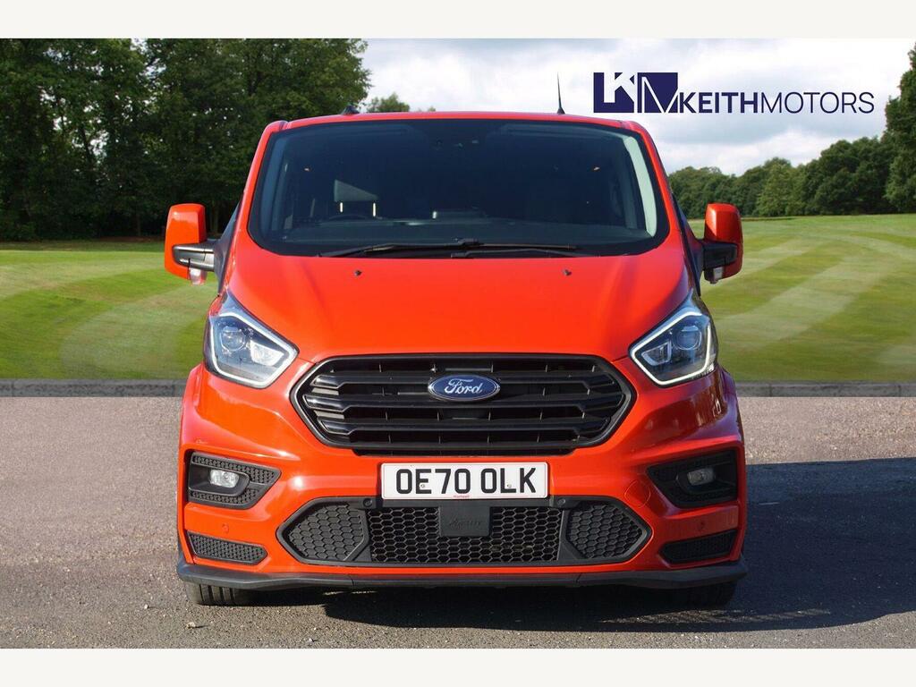 Ford Transit Custom 2.0 320 Ecoblue Ms-rt Crew Van Double Cab Dies OE70OLK Red #2