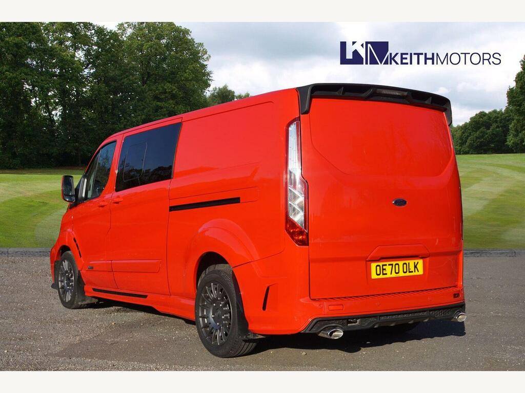 Ford Transit Custom 2.0 320 Ecoblue Ms-rt Crew Van Double Cab Dies OE70OLK Red #5