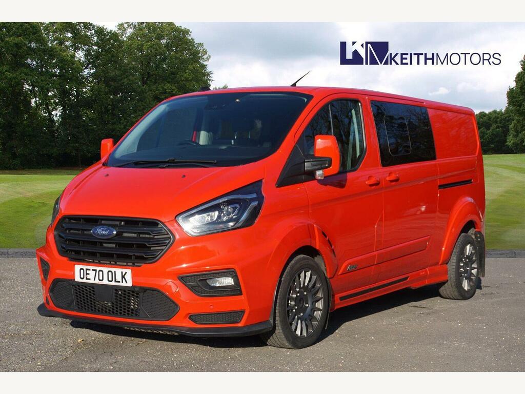 Ford Transit Custom 2.0 320 Ecoblue Ms-rt Crew Van Double Cab Dies OE70OLK Red #3