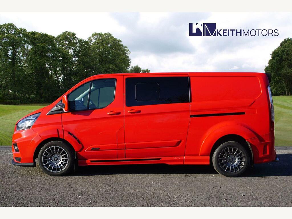 Ford Transit Custom 2.0 320 Ecoblue Ms-rt Crew Van Double Cab Dies OE70OLK Red #4