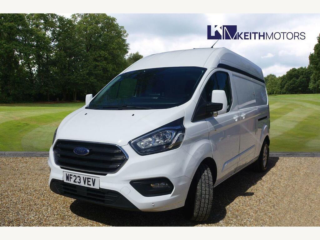Ford Transit Custom 2.0 300 Ecoblue Limited Panel Van Manua White #2