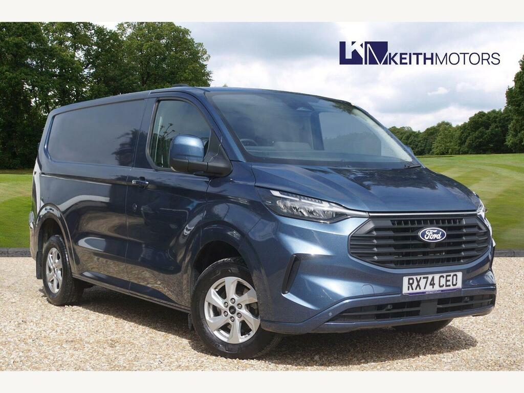 Ford Transit Custom 2.0 300 Ecoblue Limited Panel Van Manua Blue