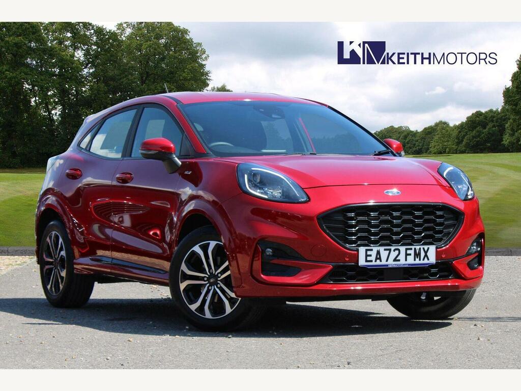 Ford Puma 1.0T Ecoboost Mhev St-line Suv Hybrid M Red