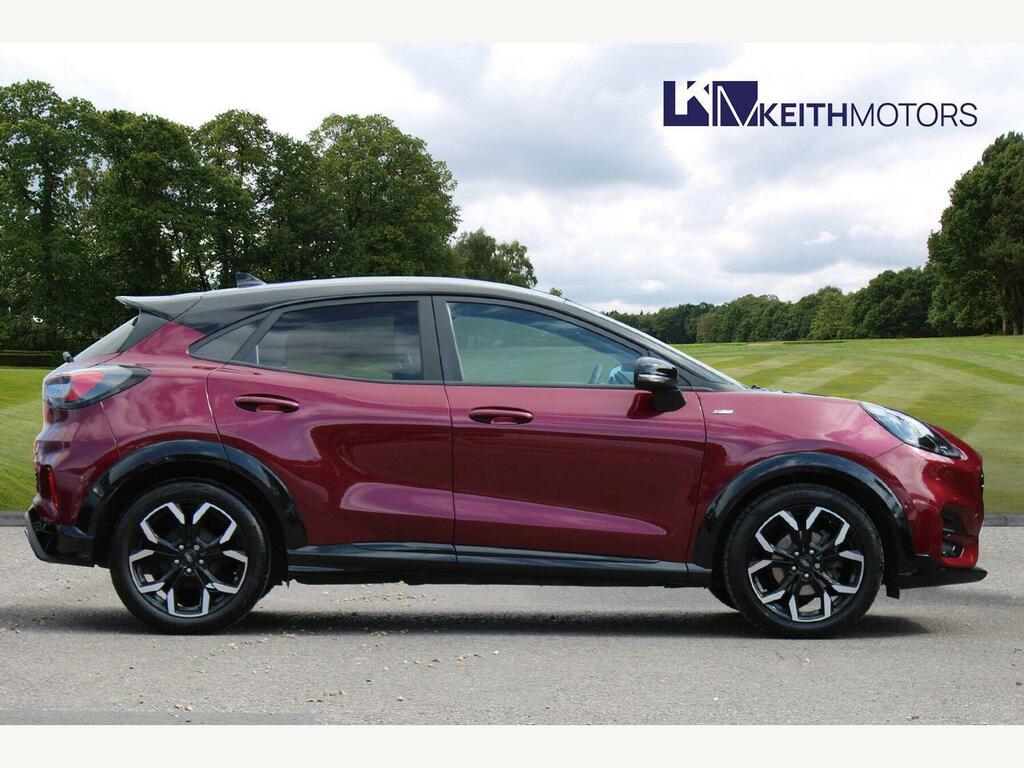 Ford Puma 1.0T Ecoboost Mhev Vivid Ruby Edition Suv Petr GL73HZU Red #4