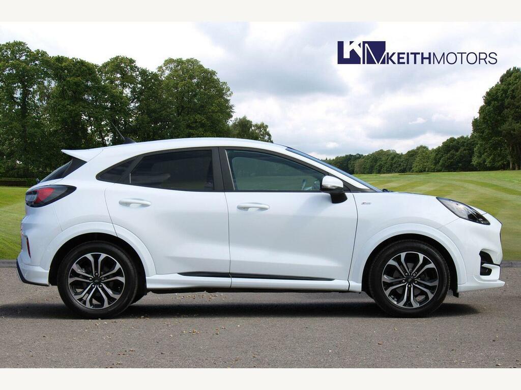 Ford Puma 1.0T Ecoboost Mhev St-line Suv White #4