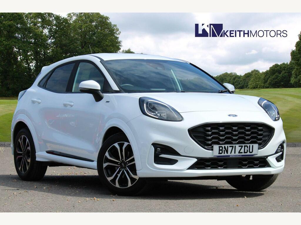 Ford Puma 1.0T Ecoboost Mhev St-line Suv White