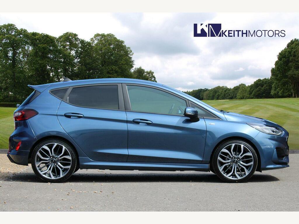 Ford Fiesta 1.0T Ecoboost St-line X Blue #4