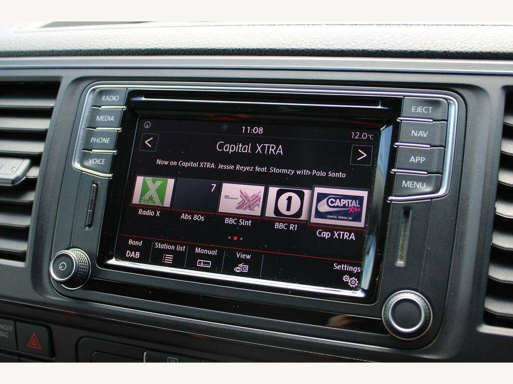 Volkswagen Transporter Sportline 2.0 Bitdi T32 Bluemotion Tech Window Van Diese Black #12