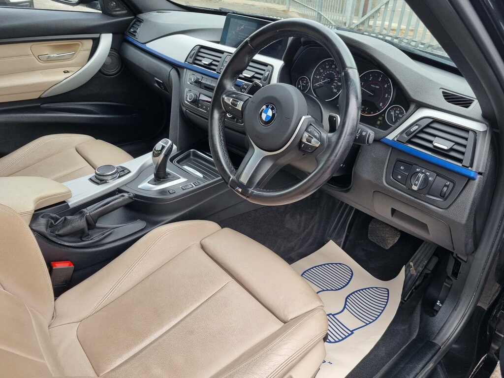 BMW 3 Series 3.0 330D M Sport Saloon Xdrive Eur YE64ELV Black #2