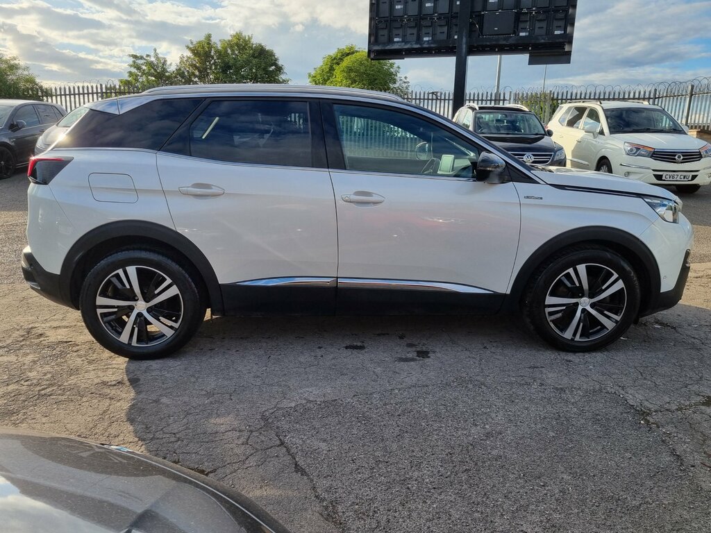 Peugeot 3008 1.6 Bluehdi Gt Line Suv Eat Euro 6 Ss White #5