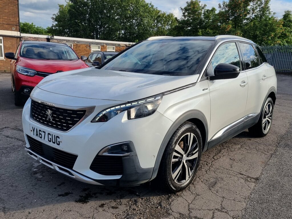 Peugeot 3008 1.6 Bluehdi Gt Line Suv Eat Euro 6 Ss White #3