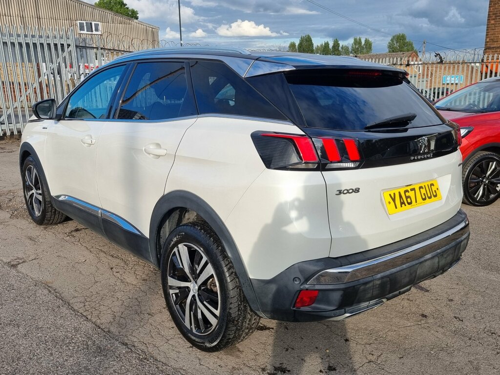 Peugeot 3008 1.6 Bluehdi Gt Line Suv Eat Euro 6 Ss White #4